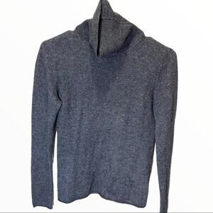 Sutton studio cashmere sweater turtleneck gray XS